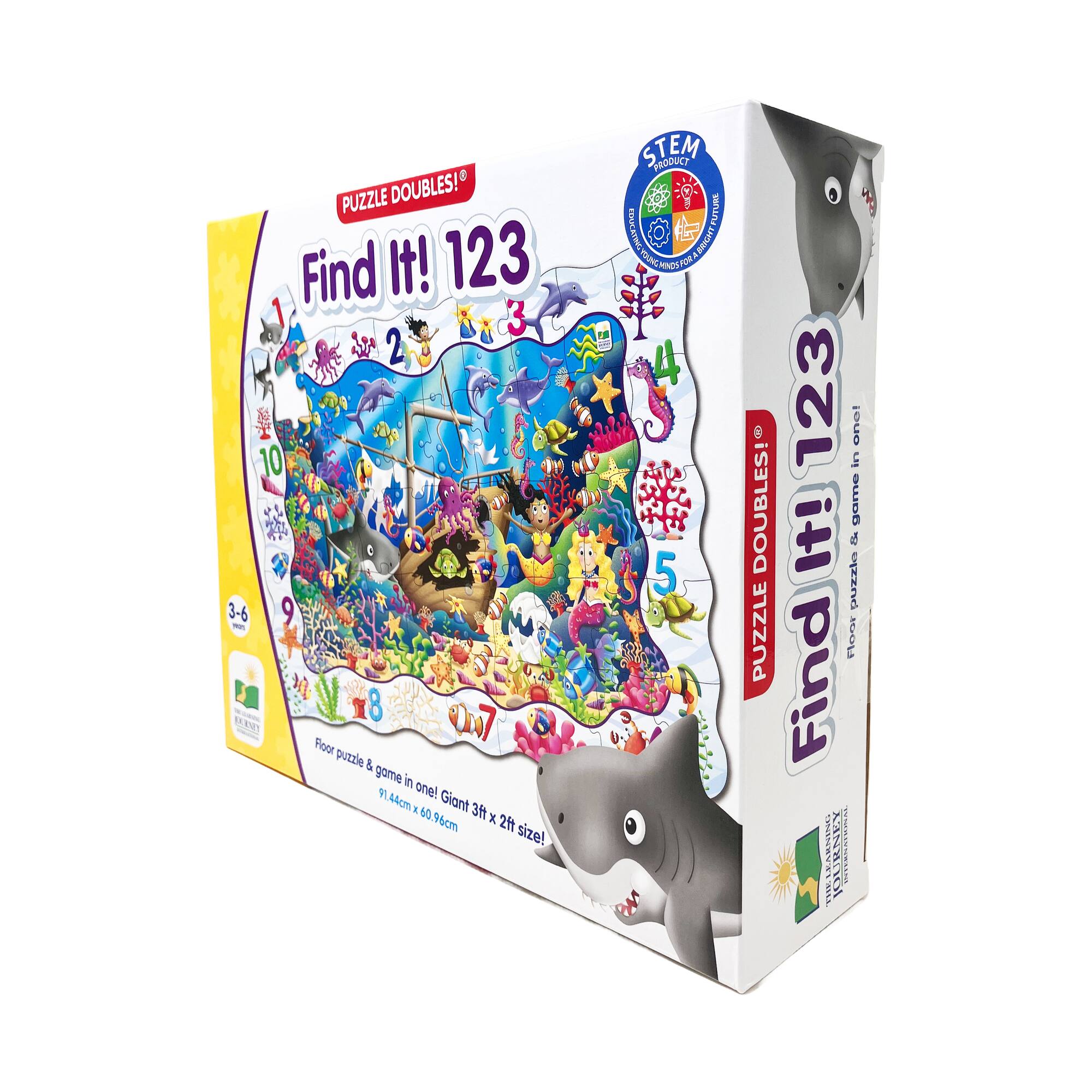Puzzle Doubles! - Find It! 123: 50 Pcs